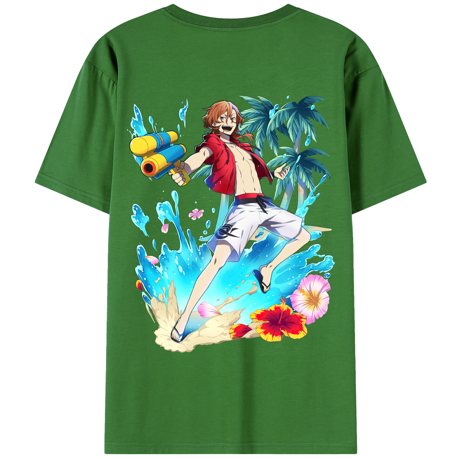 （画像用） 文豪ストレイドッグス Bungo Stray Dogs レディース半袖Tシャツ(バックプリント)